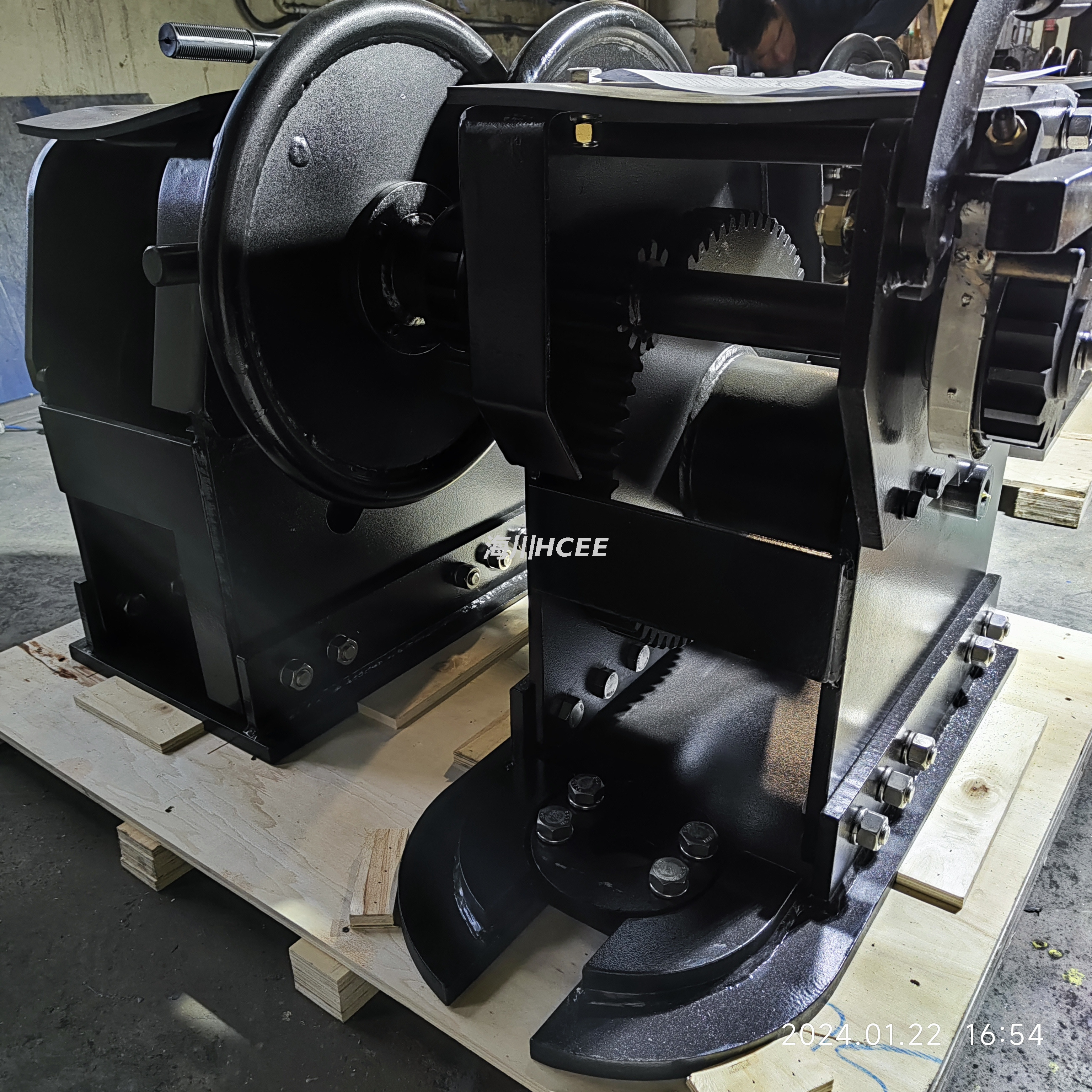 Tentume à montage en D bas profil bas de 40 tonnes