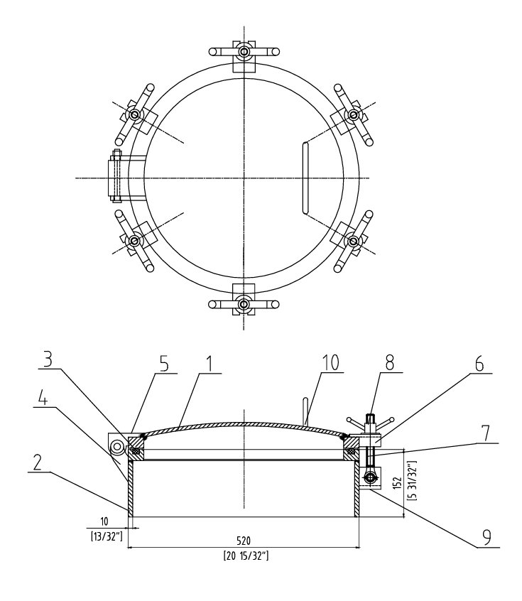 6 tirages de trappe &eacute;tanche sur&eacute;lev&eacute;s sur le chien